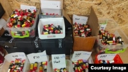 دسته‌بندی باتری‌های ویپ‌ها برای ارسال به اوکراین