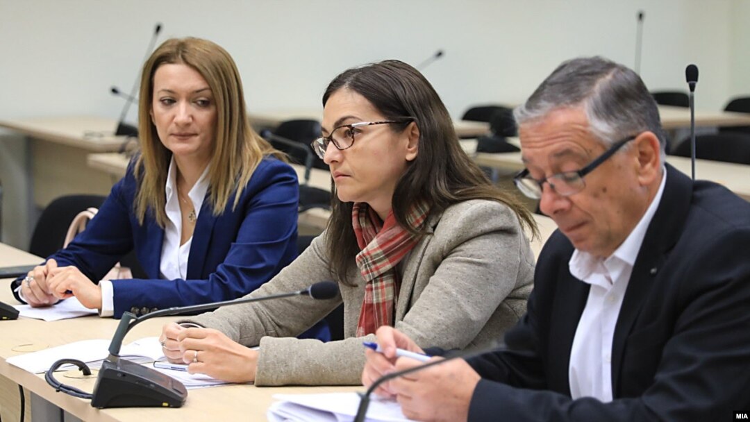 Поранешната министерка за внатрешни работи Гордана Јанкулоска денеска во Кривичниот суд во завршните зборови во предметот на СЈО „Тенк“.