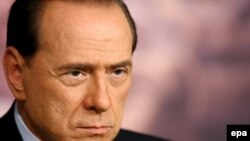 Итальянский премьер-министр Сильвио Берлускони. Рим, апрель 2006