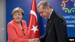 Գերմանիայի կանցլեր Անգելա Մերկելն ու Թուրքիայի նախագահ Ռեջեփ Էրդողանը, արխիվ