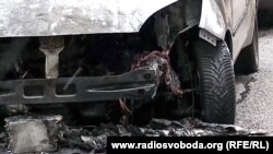 Mașina a fost incendiată în noaptea dintre 29 și 30 ianuarie