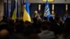 Президент України Володимир Зеленський під час пресконференції для міжнародних та українських ЗМІ. Київ, 23 квітня 2022 року