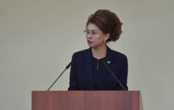 Ақпарат және қоғамдық даму министрі Аида Балаева.