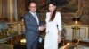 Awkward Moment: Journalist Waylays Azerbaijan's First Lady In Paris