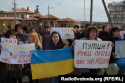 Акція проти російського вторгнення, Сімферополь, 6 березня 2014 року