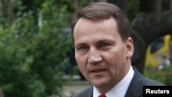 Полскиот министер за надворешни работи Радослав Сикорски.