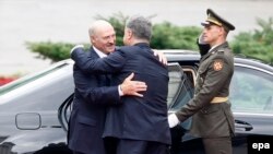 Аляксандар Лукашэнка і Пятро Парашэнка, Кіеў, 21 ліпеня, 2017