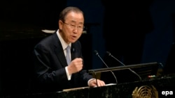 Генеральный секретарь ООН Пан Ги Мун. 