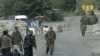 A Russian checkpoint at Georgian-South Ossetian border on October 9