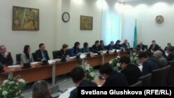Заседание рабочей группы по обсуждению проекта нового уголовного кодекса. Астана, 23 января 2014 года.
