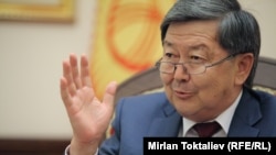 Kyrgyz Prime Minister Jantoro Satybaldiev (file photo)
