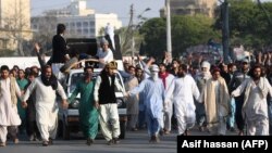 تظاهرات جنبش تحفظ پشتون‌ها در شهر کراچی پاکستان