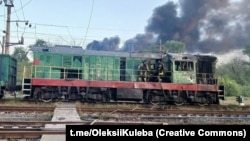 Влучання безпілотника пошкодило локомотиви та рухомий склад, повідомив міністр