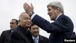 Jon Kerri we Yslam Karimow. Samarkand