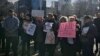 Serbia - Belgrade - parents of missing babies protesting in front of Serbian parliament - February 24th 2020