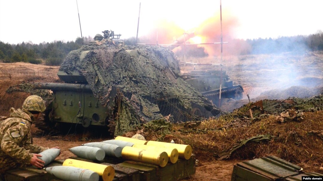 Позиции украинских военных