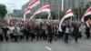 Belarus - A funeral ceremony of Belarusian writer Vasil Bykau, Minsk, 25June2003