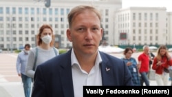 Beloruski predsednički kandidat Andrej Dmitrijev 30. jul 2020.