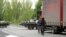 La un punct de control în apropiere de Slaviansk în estul Ucrainei.