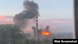 Ուկրաինական Flamingo հրթիռի հարվածի պահը «Տիտան-Բարիկադներ» ձեռնարկության վրա, Վոլգոգրադում, Ռուսաստան