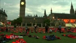 В центре Лондона прошла акция в защиту беженцев (видео)