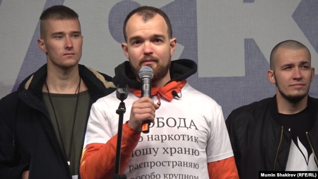 Алексей Миняйло на проспекте Сахарова