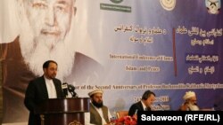 د افغانستان سولې عالي شورا رییس صلاح الدین رباني