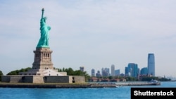 Статуя Свабоды каля ўзьбярэжжа ЗША. Ілюстрацыйнае фота