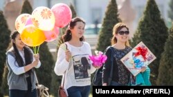 Бишкек. 8 марта 2016 года. Архивное фото.
