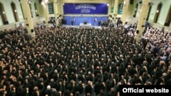 IRGC leaders meeting with Ali Khamenei, the Islamic Republic Leader. File photo