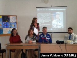 Ruski kosmonaut Aleksandar Mihailovič u budvanskoj školi