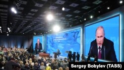14-я ежегодная конференция президента России Владимира Путина