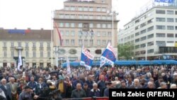Antivladin prosvjed "Stari i mladi zajedno", Zagreb, 29. travnja 2011