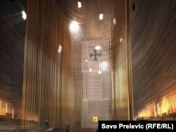 Ikona Filermosa čuva se u kapeli cetinjskog manastira, avgust 2010.