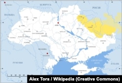 Розташування Слобідської України