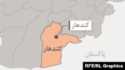 ولایت کندهار در نقشه افغانستان 