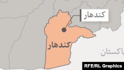 ولایت کندهار در نقشه افغانستان