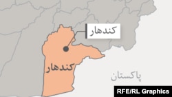 ولایت قندهار در نقشه افغانستان 