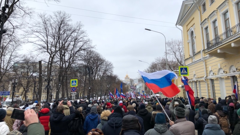 Комеморијален марш Русија за смртта на Немцов