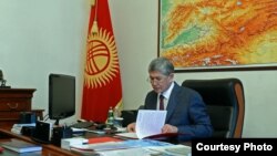 Президент Кыргызстана Алмазбек Атамбаев.
