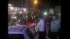 Screen-grab of a video reportedly showing anti-government protest in the city of Bandar Abbas in southern Iran on January 29, 2018.