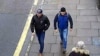 A handout photo of the two men whom London accuses of being Russian intelligence officers who traveled to the English town of Salisbury to poison former spy Sergei Skripal. 