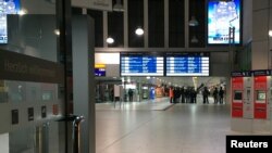 Вокзал Дюссельдорфа після інциденту, 9 березня 2017 року