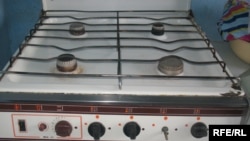 Back to normal? A gas stovetop in Dushanbe