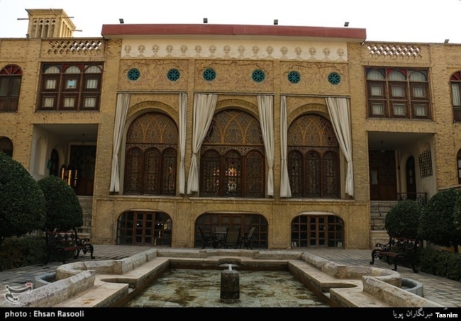 Iran - The historical Sarai Kazemi mansion in the old part of Tehran. Undated