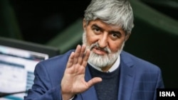 File photo - Ali Motahari, an outspoken member of Iran's parliament who often attacks hardliners is himself a social conservative.