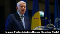 Ministrul român de externe Teodor Meleșcanu