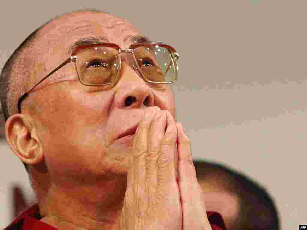 India -- Exiled Tibetan spiritual leader Dalai Lama, 22Jan2008