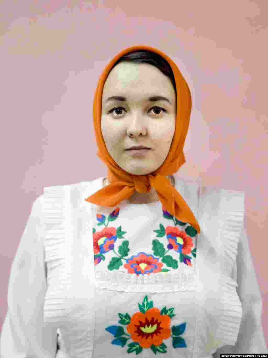 Natalya Mochalova, 19, student. "I am 100 percent Mari, but I come from a Russian Orthodox family. However, my grandmother still performs a few traditional rites. I live in Mari El, which is important. I feel ashamed of those Mari people who are embarrassed by their origins and call themselves Russians. Nature is nothing but beauty for me. I just walk in the woods."