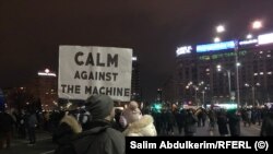 Protest de solidarizare cu magistrații în Piața Victoriei, în favoarea statului drept